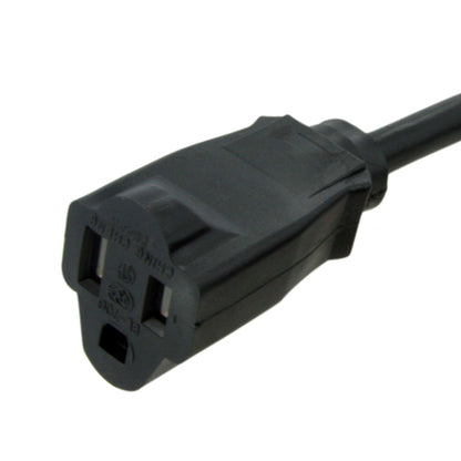 6FT POWER EXTENSION CORD NEMA 5-15R TO 5-15P COMPUTER POWER CORD