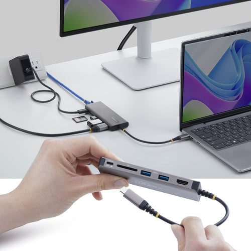 USB-C TO HDMI MULTIPORT HUB - 140W PD 4K 60HZ 2.5GBE SD SLOT