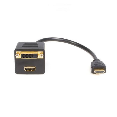 HDMI SPLITTER CABLE ADAPTER HDMI TO DVI-D/HDMI MALE TO FEMALE