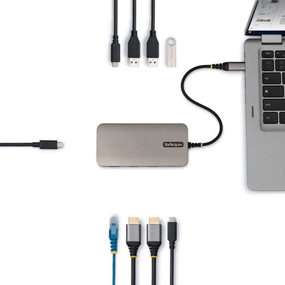 USB4 MULTIPORT HUB 140W PD - D UAL 4K 60HZ GBE USB 10GBPS (318B-USB4MULTIPORT)