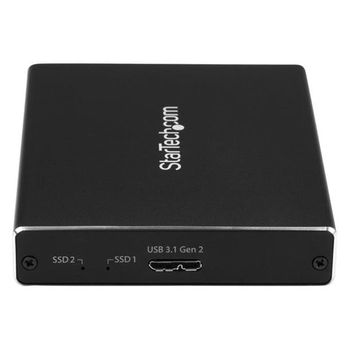 M.2 SSD ENCLOSURE WITH RAID DUAL USB TO SATA M.2 SSD PORTABLE
