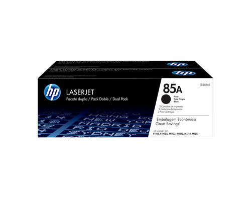 85A 2-PACK BLACK ORIGINAL LASERJET TONER CARTRIDGE
