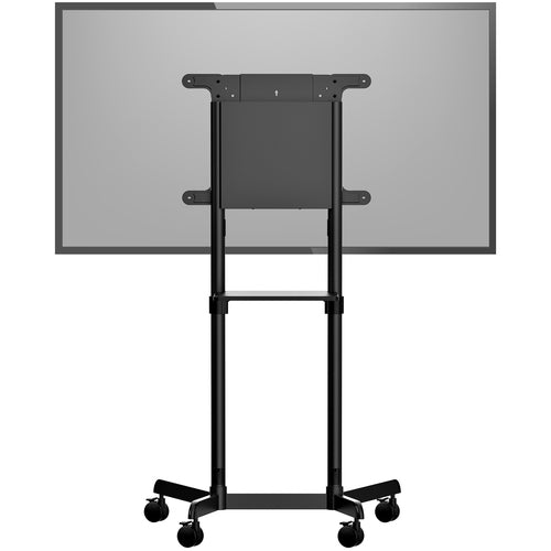 MOBILE TV CART ROLLING TV STAND MOBILE DISPLAY CART VESA MOUNT
