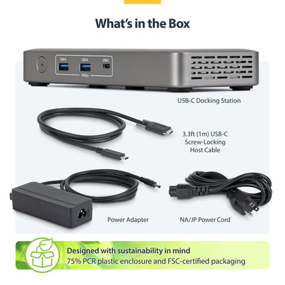DUAL-MONITOR USB4 DOCK - 2X 4K 144HZ 100W PD DRIVERLESS
