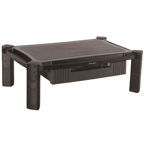 MONITOR RISER STAND WITH DRAWER COMPUTER SCREEN HEIGHT ADJUSTABLE