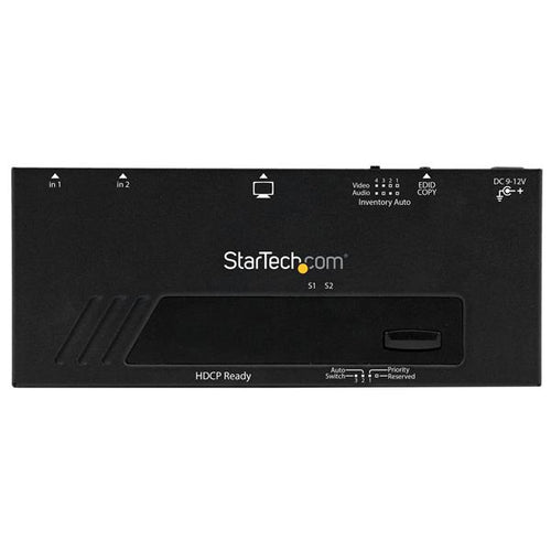 2 PORT HDMI VIDEO SWITCH BOX 1080P AUTOMATIC PRIORITY SWITCHING