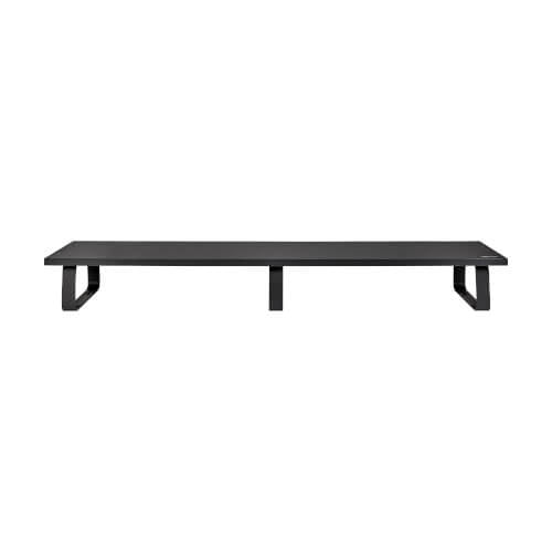 EXTRA-WIDE DUAL-MONITOR RISER FOR DESK 39 X 10IN WOOD BLACK (MR4010)