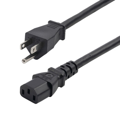 8FT COMPUTER POWER CORD NEMA 5-15P TO C13 13A 125V