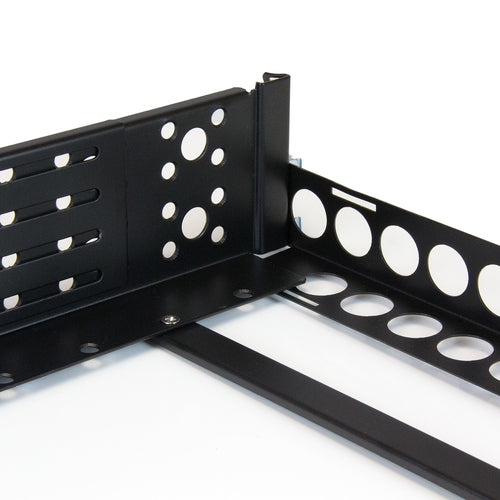 UNIVERSAL SERVER RACK RAILS 2U ADJUSTABLE NETWORK RACK MOUNT RAILS