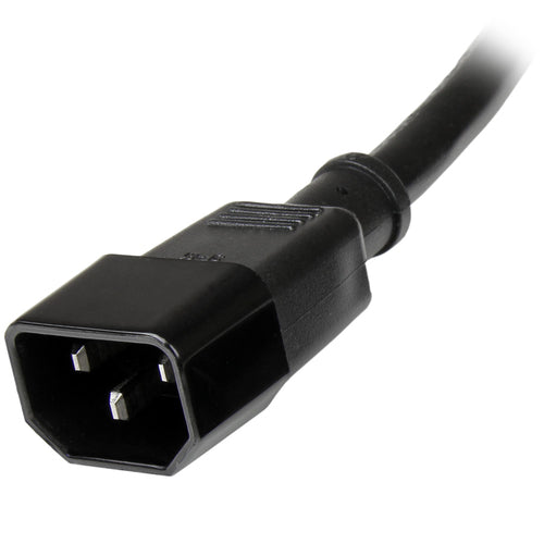 10FT POWER EXTENSION CORD C14 TO C13 COMPUTER MONITOR POWER CABLE