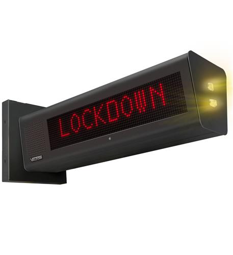 Dual-Sided IP Speaker Display with Text