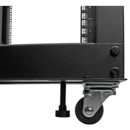 8U OPEN FRAME SERVER RACK 4 POST NETWORK AV EQUIPMENT RACK