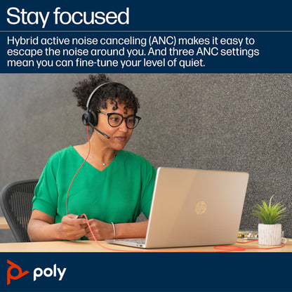 POLY BW 8225-M USB-C HS USB-C/A +USB-C/A