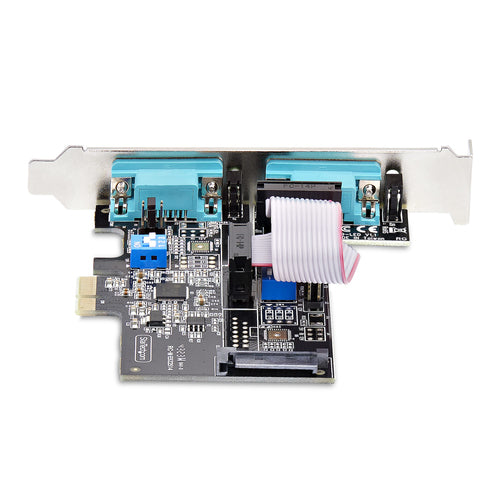 2-PORT SERIAL PCIE CARD - PCI EXPRESS RS232/RS422/RS485 CARD