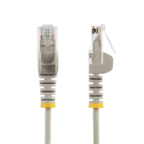 SLIM CAT6 CABLE GRAY LSZH SLIM SNAGLESS RJ45 UTP PATCH CABLE