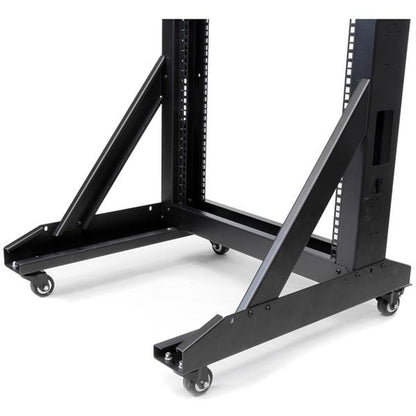 2 POST OPEN FRAME SERVER RACK NETWORK EQUIPMENT AV MEDIA RACK