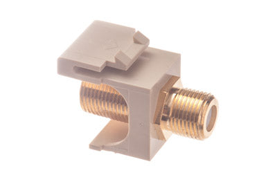 MODULE- F-TYPE- GOLD PLATED- IVORY