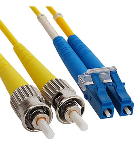 JUMPER, LC-ST, DUPLEX, SM, 3M