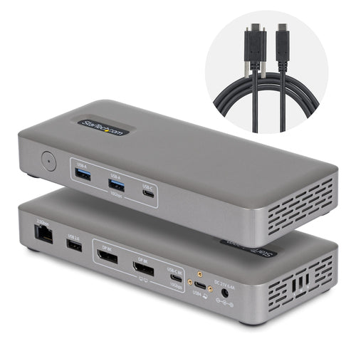 DUAL-MONITOR USB4 DOCK - 2X 4K 144HZ 100W PD DRIVERLESS