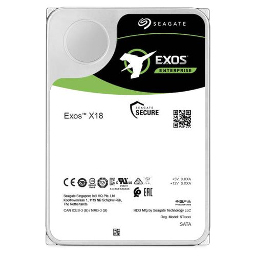 SEAGATE 18TB EXOS 3.5IN SATA 6G 7.2K
