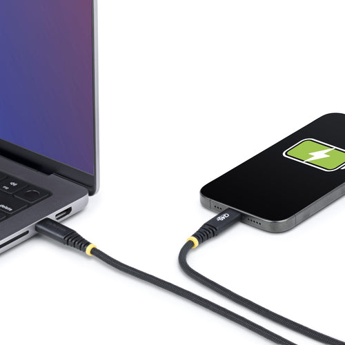 USB-C CABLE USB-IF CERTIFIED 240W PD/SILICONE JACKET/RUGGED (S2CEPR6F-USB-CABLE)
