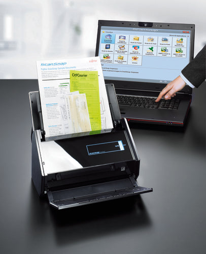 KIT FUJITSU SCANSNAP IX500 DESK SCANNER FOR PC AND MAC 25 PPM (PA03656-B001)