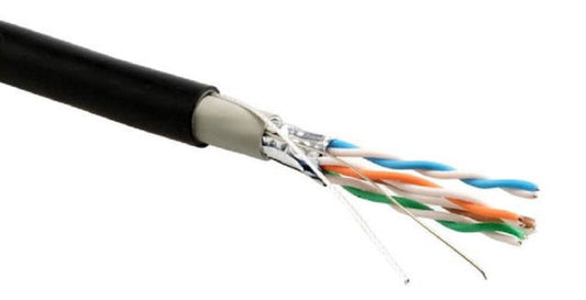 CAT5e SHIELDED BURIAL GEL BLACK