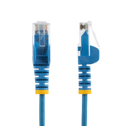 SLIM CAT6 CABLE 10 PACK BLUE SLIM SNAGLESS RJ45 UTP PATCH CABLE (N6PAT3BLS10PK)