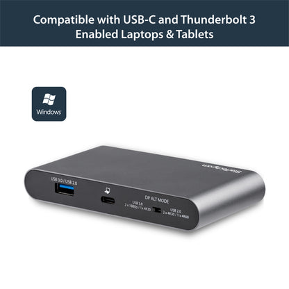 USB C MULTIPORT ADAPTER 100W PD DUAL DP USB HUB MINI TRAVEL DOCK