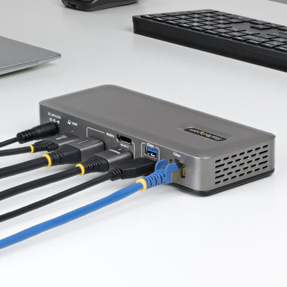 USB-C DOCKING STATION - TRIPLE-MONITOR DP/HDMI 4K60