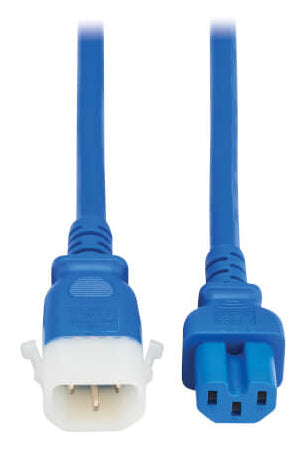 PDU POWER CORD C15 P-LOCK C14 HEAVY-DUTY 15A 250V 6FT BLUE 6-PACK (P018-E06-ABL-6)