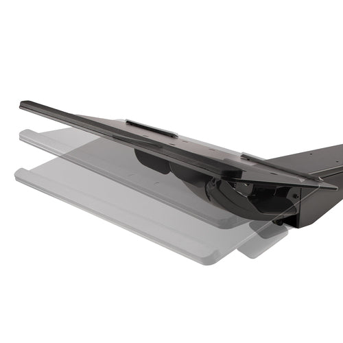 ADJUSTABLE UNDER DESK KEYBOARD TRAY ERGONOMIC DESK MOUNT TRAY
