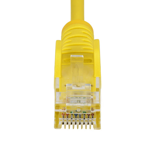 SLIM CAT6 CABLE YELLOW LSZH SLIM SNAGLESS RJ45 UTP PATCH CABLE