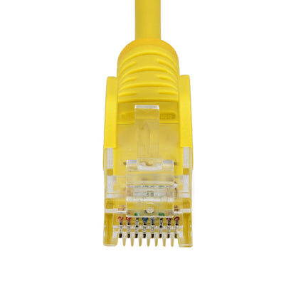 SLIM CAT6 CABLE YELLOW LSZH SLIM SNAGLESS RJ45 UTP PATCH CABLE