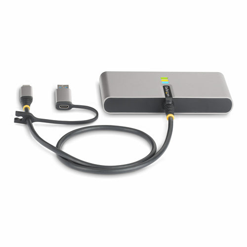 USB-C TO 2-PORT USB 5GBPS TYPE A HUB GB ETHERNET RS232 SERIAL