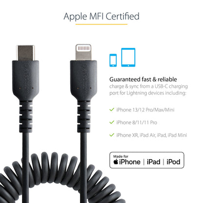 20IN USB C TO LIGHTNING CABLE HEAVY DUTY APPLE CHARGING CORD