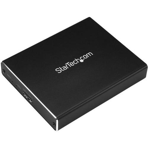 M.2 SSD ENCLOSURE WITH RAID DUAL USB TO SATA M.2 SSD PORTABLE