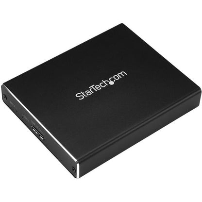 M.2 SSD ENCLOSURE WITH RAID DUAL USB TO SATA M.2 SSD PORTABLE