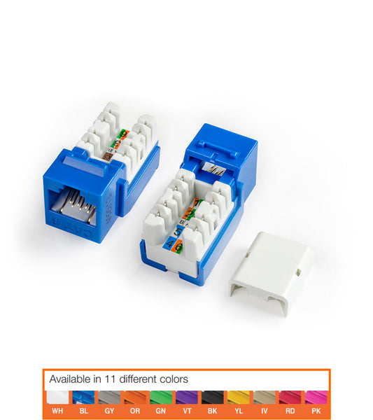 KJNE-8P8C-C6-90-BL-25 JACK PACK BLUE