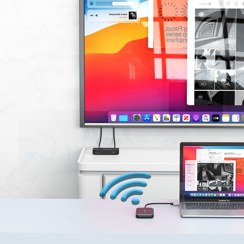 VERBATIM USB-C WIRELESS DISPLAY ADAPTER WITH USB HUB CARD READER