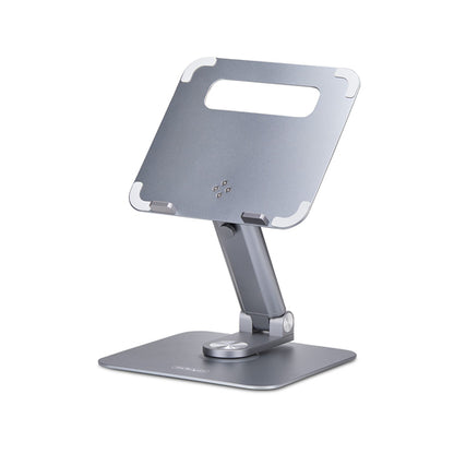 TELESCOPIC LAPTOP STAND/RISER COMPUTER STAND W/360 SWIVEL BASE