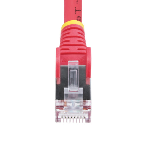 CAT6A ETHERNET CABLE - RED 10GBE S/FTP LSZH 100W POE