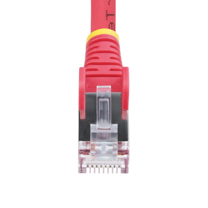CAT6A ETHERNET CABLE - RED 10GBE S/FTP LSZH 100W POE