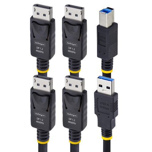 6FT DUAL-DP/USB KVM CABLE - FOR DUAL-MONITOR DISPLAYPORT KVM