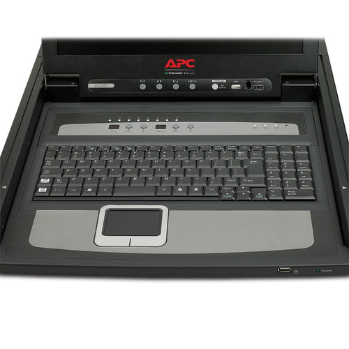 LCD CONSOLE RACK 17IN W/ INTG 8 PORT ANALOG KVM SWITCH (AP5808)