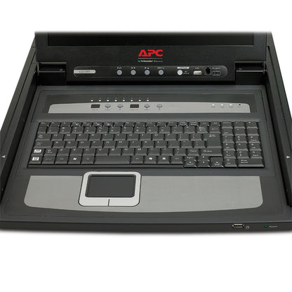 LCD CONSOLE RACK 17IN W/ INTG 8 PORT ANALOG KVM SWITCH (AP5808)