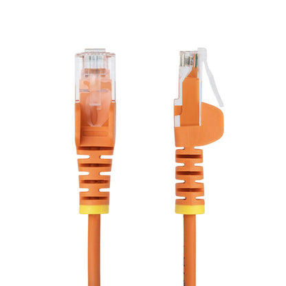 SLIM CAT6 CABLE ORANGE LSZH SLIM SNAGLESS RJ45 UTP PATCH CABLE