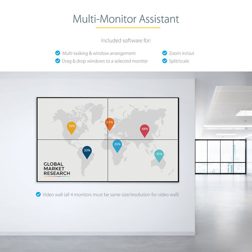 USB TO HDMI ADAPTER EXTERNAL MULTI MONITOR VIDEO CONVERTER