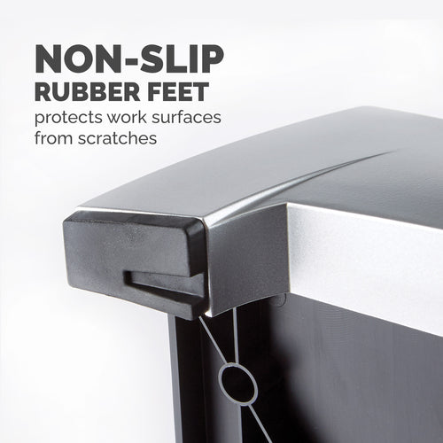 OFFICE SUITES LAPTOP RISER ADJUSTABLE ANGLE SILVER/BLACK