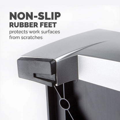 OFFICE SUITES LAPTOP RISER ADJUSTABLE ANGLE SILVER/BLACK